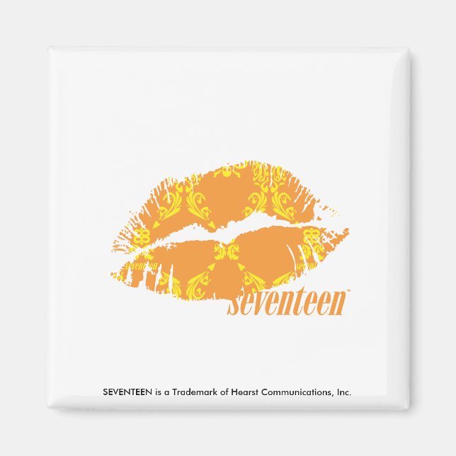 Íman Damask Orange-Yellow (Frente)