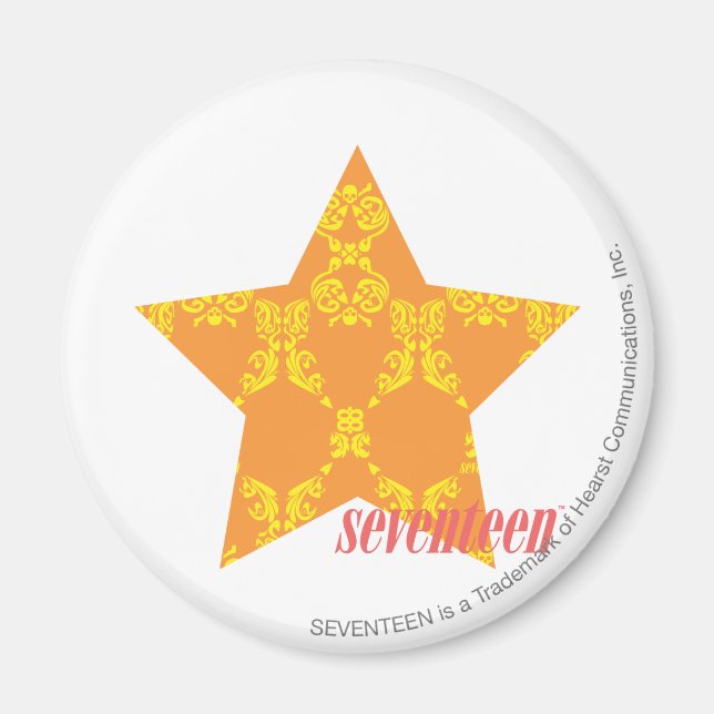 Íman Damask Orange-Yellow 3 (Frente)