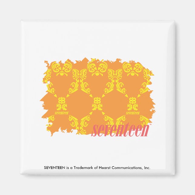 Íman Damask Orange-Yellow 4 (Frente)