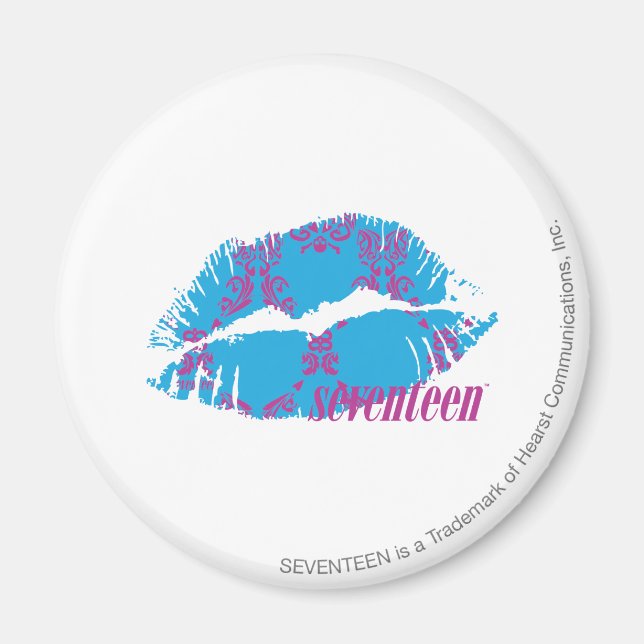 Íman Damask Purple-Aqua (Frente)