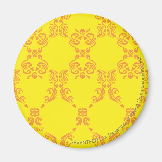 Íman Damask Yellow-Orange (Frente)