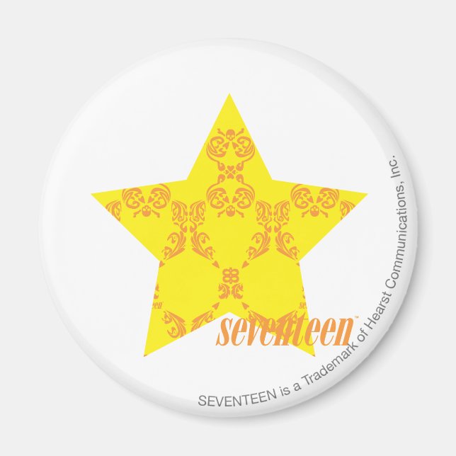 Íman Damask Yellow-Orange 3 (Frente)