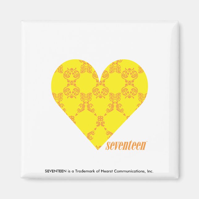 Íman Damask Yellow-Orange 4 (Frente)