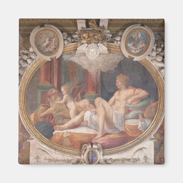 Íman Danae recebendo o Chá do Dourado (Frente)