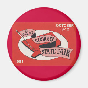 Íman Danbury State Fair Button
