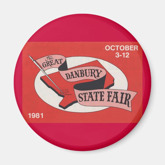 Íman Danbury State Fair Button (Frente)
