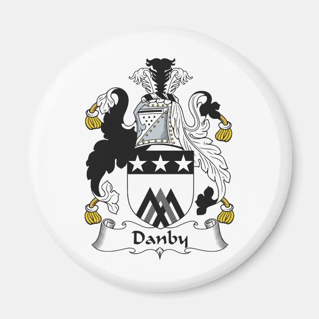 Íman Danby Family Crest (Frente)