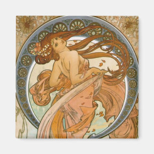 Íman Dança (1898), Alphonse Mucha Fine Art Nouveau
