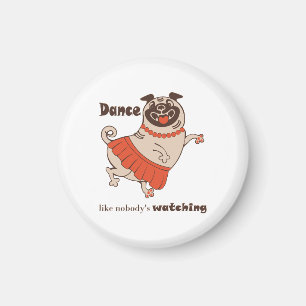 Íman Dança como se ninguém estivesse assistindo Pug Gir
