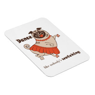 Íman Dança como se ninguém estivesse assistindo Pug Gir