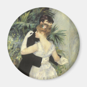 Íman Dança da cidade por Pierre Renoir, belas artes do