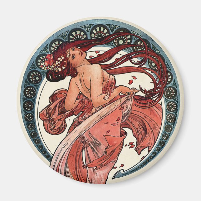 Íman Dança de Alfons Mucha 1898 (Frente)