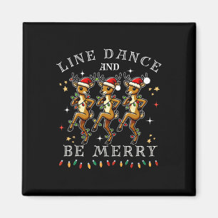 Íman Dança De Rena E Feliz Natal Festivo