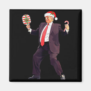 Íman Dança Divertida do Trump Papai Noel Natal Xmas Pic