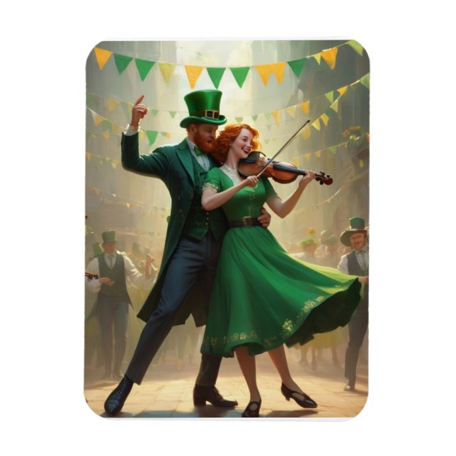 Íman Dança do Dia de São Patrício (Vertical)