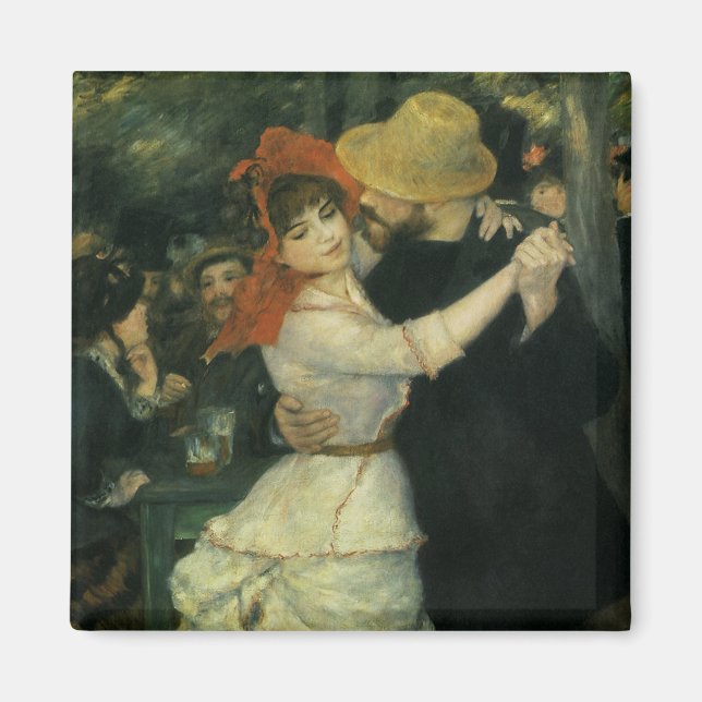 Íman Dança em Bougival por Pierre Renoir, Arte Antigo (Frente)