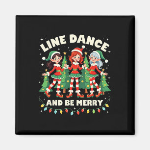 Íman Dança em Linha e Seja Alegre Natal Fantasia de Elf