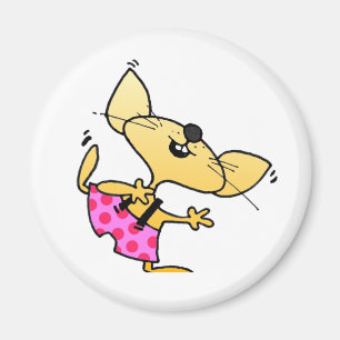 Íman Dança engraçada dos ratos dos desenhos animados