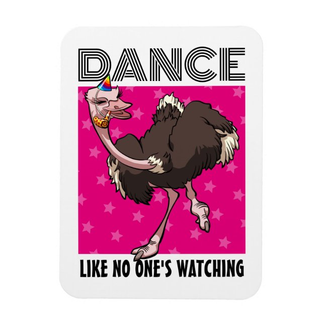 Íman Dança Estranha de Avestruz Dançe Como Se Ninguém E (Vertical)