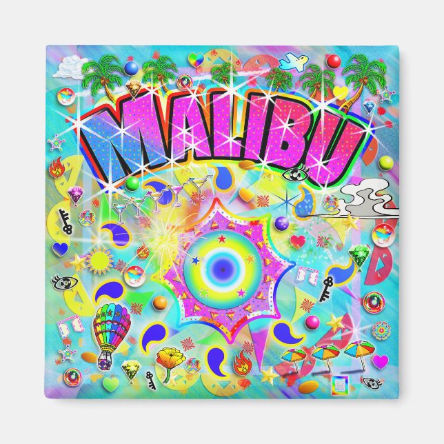 Íman Dança Mística de Malibu (Frente)