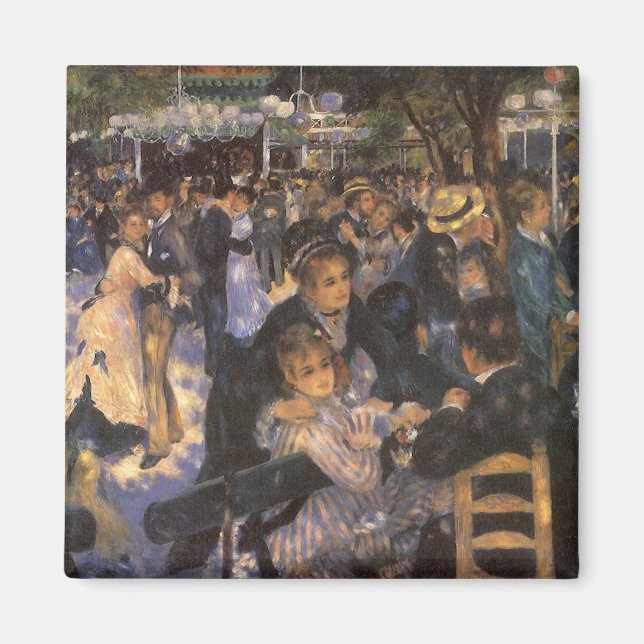 Íman Dança no Le Moulin de la Galette por Pierre Renoir (Frente)