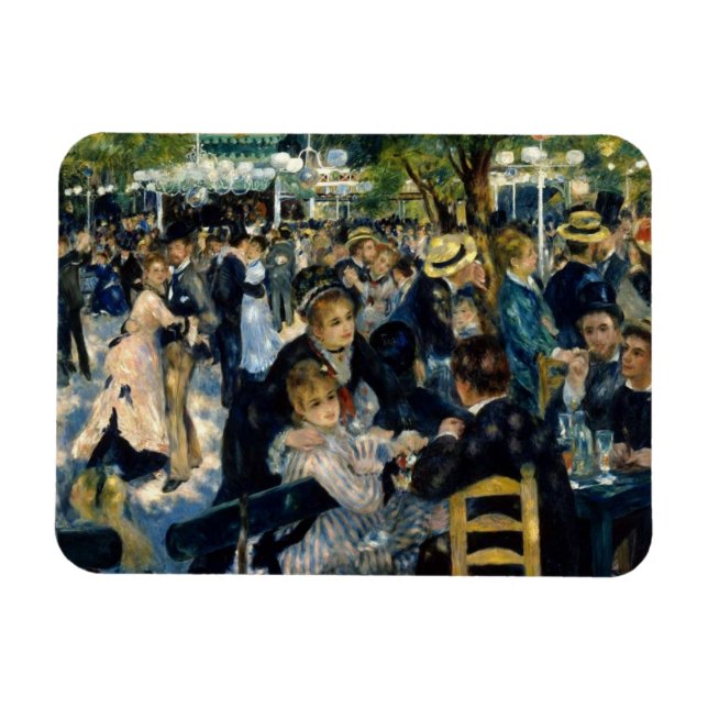 Íman Dança no Le Moulin de la Galette por Renoir (Horizontal)