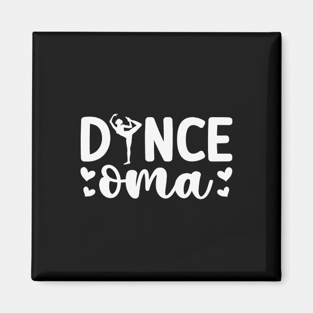 Íman Dança Oma De Uma Dançarina Oma Dançando Oma Avó (Frente)