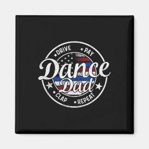 Íman Dança pai Vintage Dançarina Americana Dançando Pai