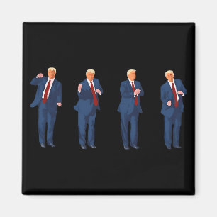 Íman Dança Trump 4 De Julho Trump 2025