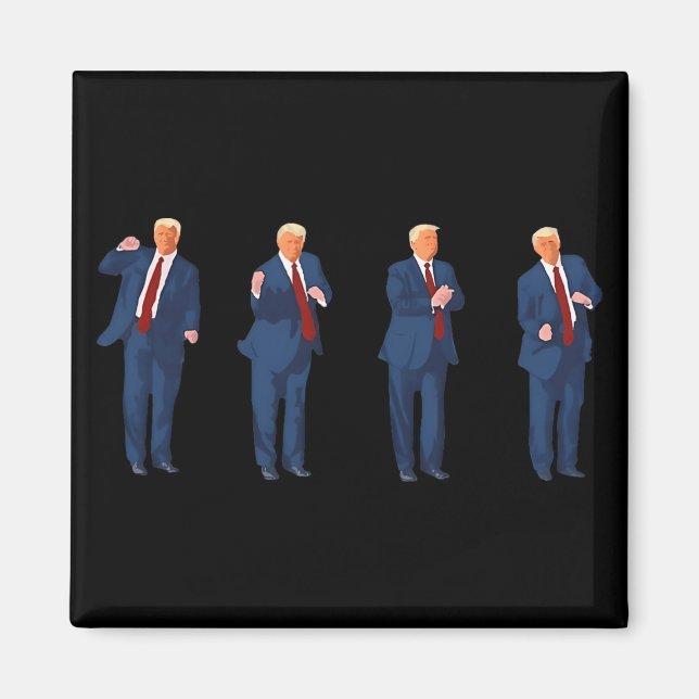 Íman Dança Trump 4 De Julho Trump 2025  (Frente)