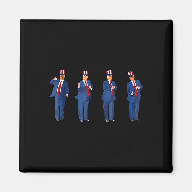 Íman Dança Trump 4 De Julho Trump 2025 _1 (Frente)