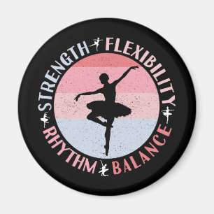 Íman Dançador de Balé Ballerina - Valores de Mindset