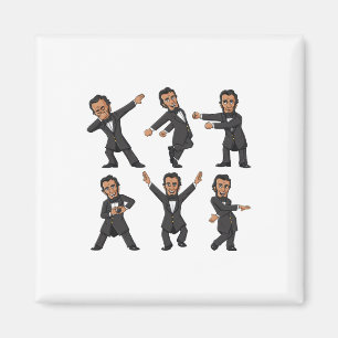 Íman Dançando Abraham Lincoln 4 De Julho Meninas Crianç