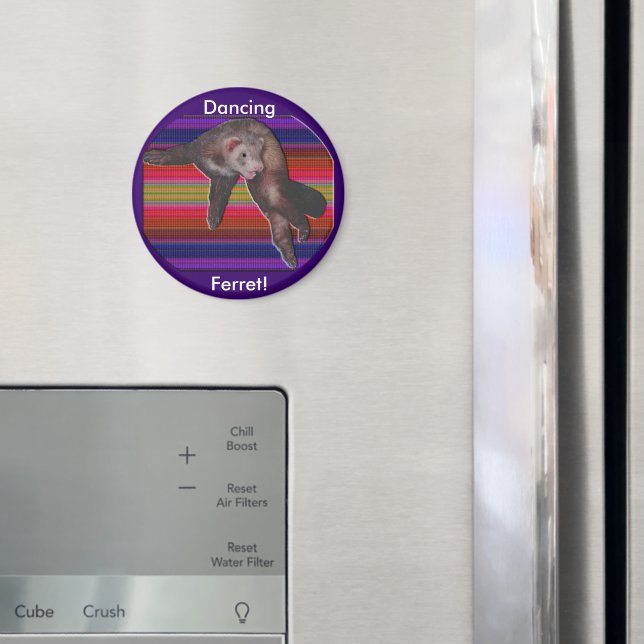 Íman Dançando o Ferret Magnet (In Situ (Fridge))