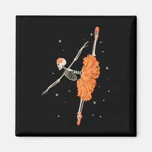 Íman Dançando Skeleton Ballerina Balé Dance Halloween