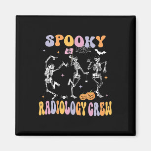 Íman Dançando Skeleton Spooky Radiologia Tripulação X-r