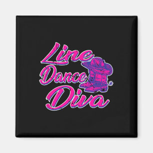 Íman Dançarina de Linha do País Diva Mulheres Dançando 
