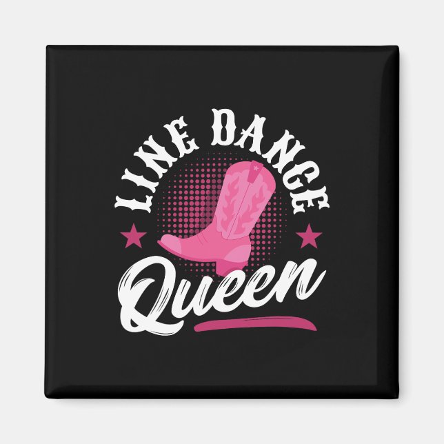 Íman Dançarina de Linha Mulher Dançando Rainha Dançando (Frente)