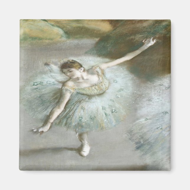 Íman Dançarina em Verde por Edgar Degas (Frente)