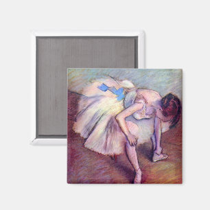 Íman Dançarina Sentada de Edgar Degas, Arte de Balé Vin