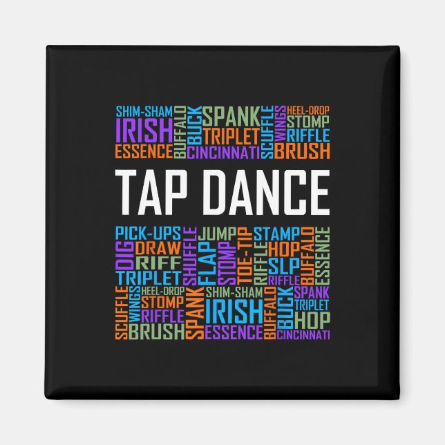 Íman Dançarinas De Tap Dançarinas Dançarinas Dançarinas (Frente)