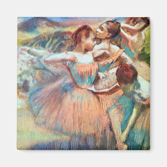 Íman Dançarinas em uma Paisagem de Edgar Degas (Frente)