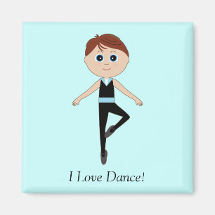 Íman Dançarino de balé do menino: Eu amo a dança