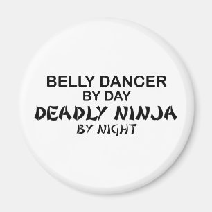 Íman Dançarino de barriga Ninja mortal em a noite