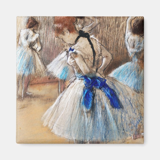 Íman Dançarino de Fita Azul, Edgar Degas (Frente)