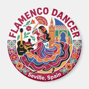Íman Dançarino de Flamenco Espanha