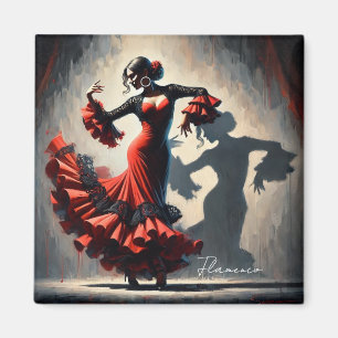 Íman Dançarino de Flamenco Espanhol 