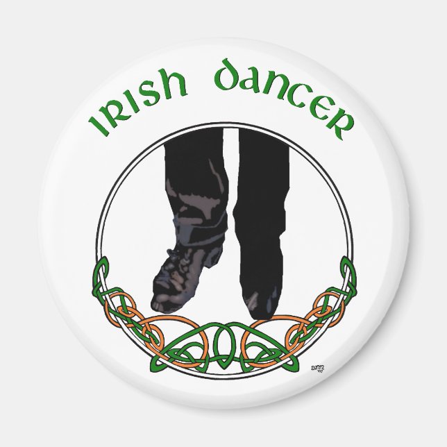 Íman Dançarino Irlandês de Step - Masculino (Frente)