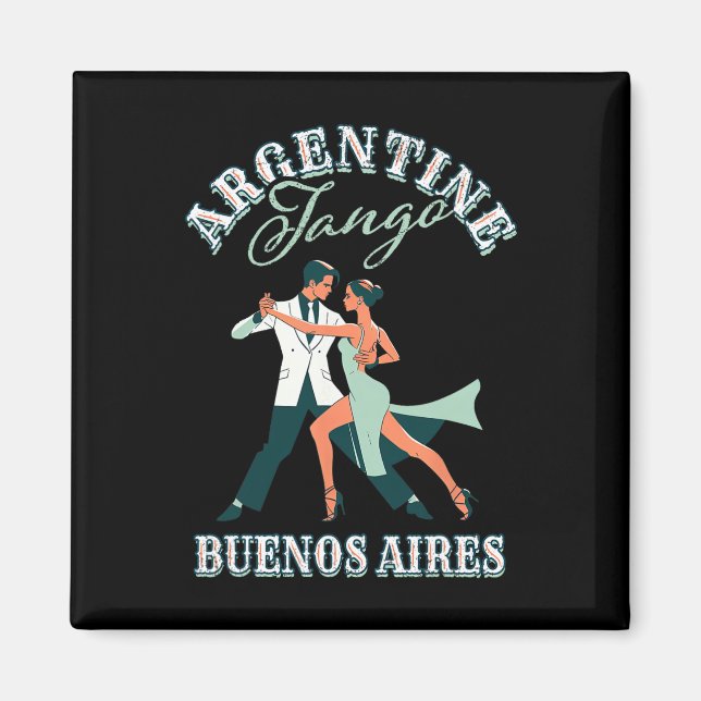 Íman Dançarino realizando Tango argentino Buenos A (Frente)