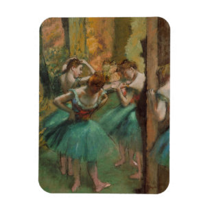 Íman Dançarinos, rosa e verde Edgar Degas